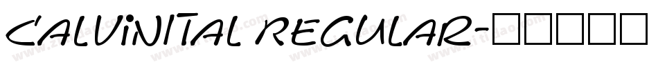 CalvinItal Regular字体转换